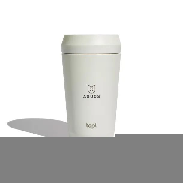  Topl termo šalica To Go s 360° poklopcem, 354 ml - Topl Bijela
