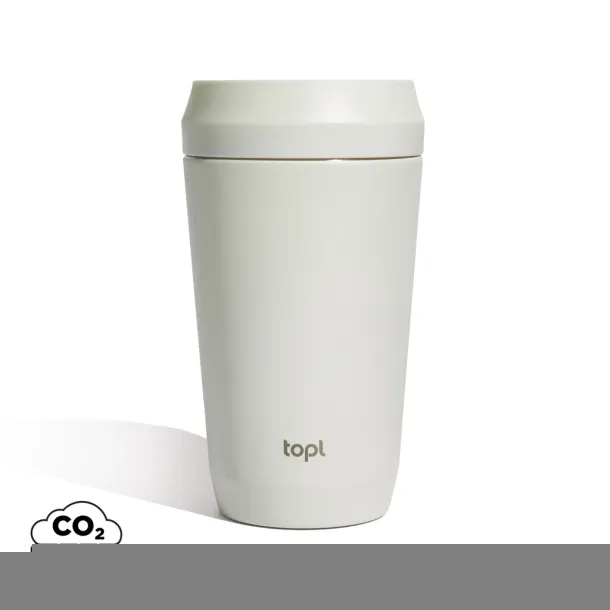  Topl Recycled Steel To Go Tumbler Patented 360 Lid 354ml - Topl Bijela