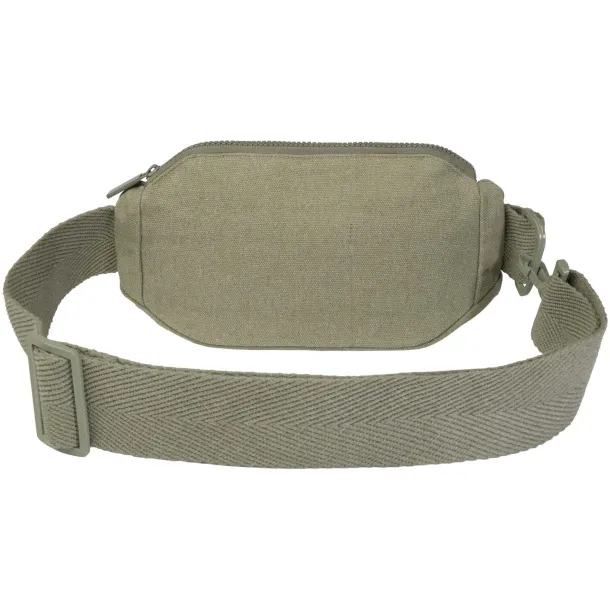 Crescent 500 g/m² Aware™ recycled crossbody bag Green