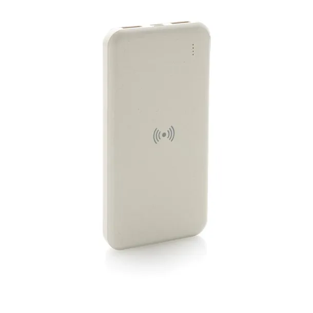  RCS standard recycled plastic wireless powerbank - XD Collection White 