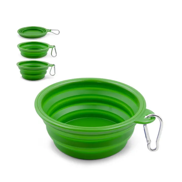 Platora Foldable dog bowl light green