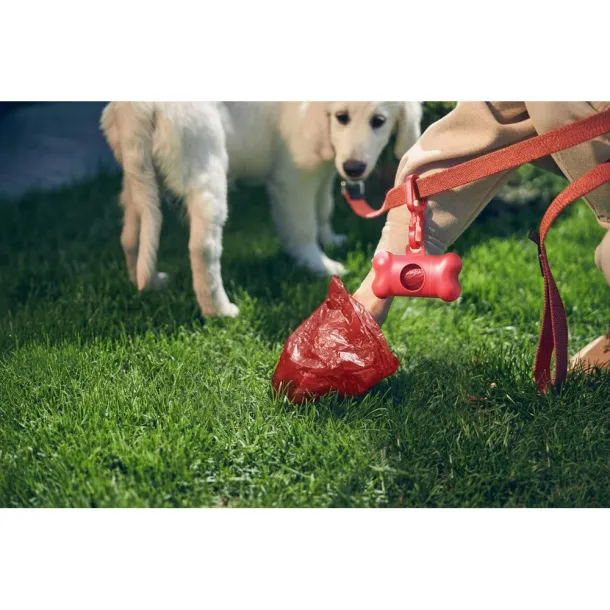 Zoga Waste bag dispenser for dogs Crvena