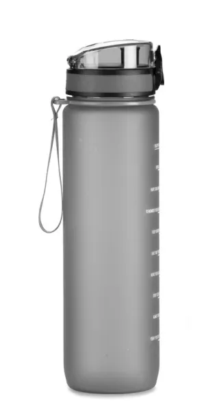 MOTIVA Motivational water bottle 1000 ml Crna