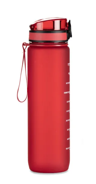 MOTIVA Motivational water bottle 1000 ml Crvena
