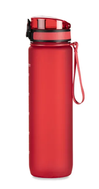 MOTIVA Motivational water bottle 1000 ml Crvena