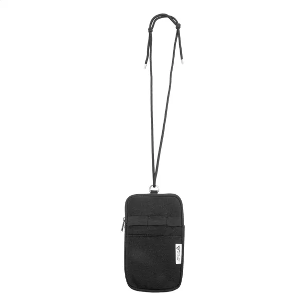 CanvaFon recycled canvas crossbody mobile bag Black