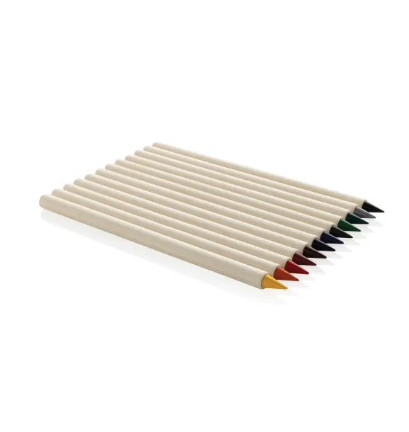  Micki GRS infinity 12pc colouring pencil set - XD Collection White