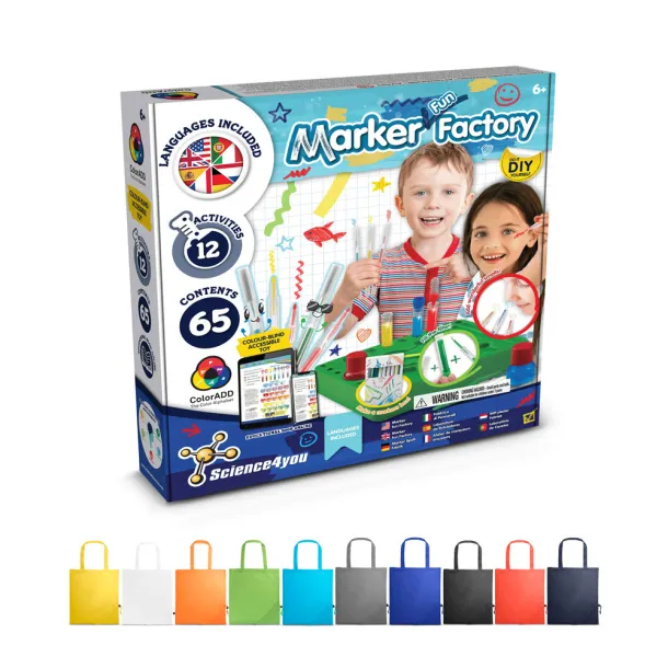 DIY Pen Factory Kit II Educational kit supplied with a 190T folding gift bag