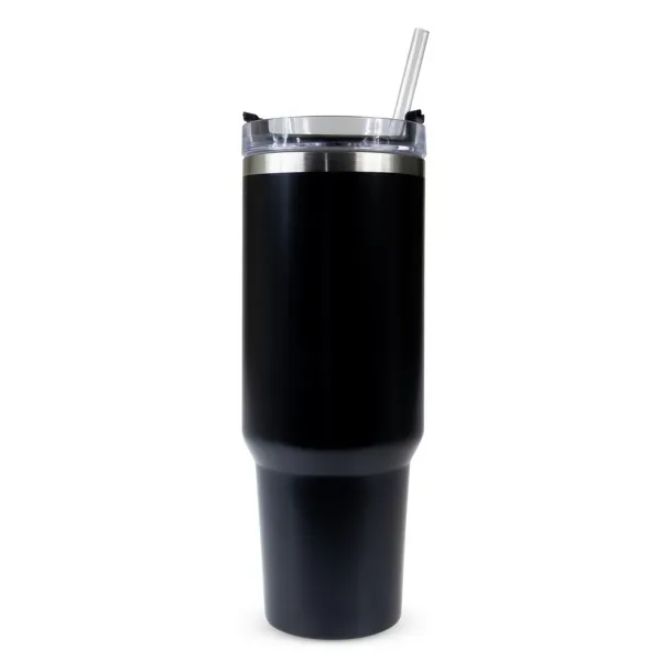Stasimus termo šalica s ergonomskom ručkom, 1200 ml Crna