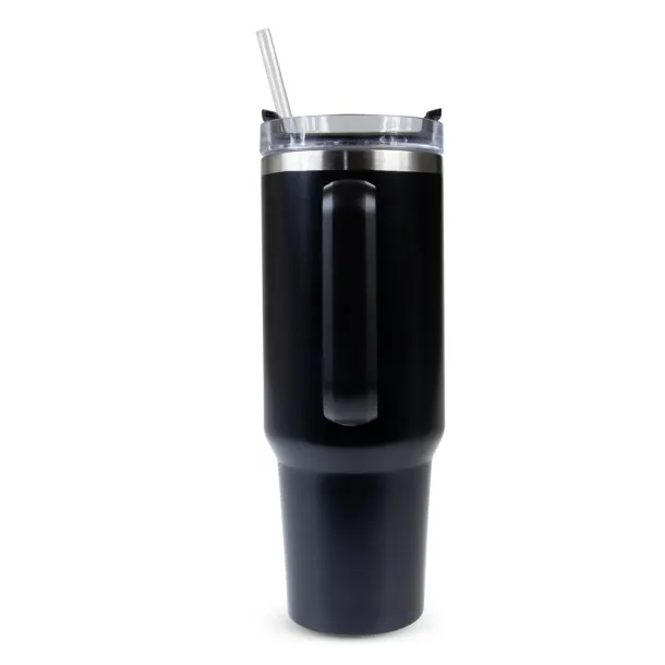 Stasimus termo šalica s ergonomskom ručkom, 1200 ml Crna