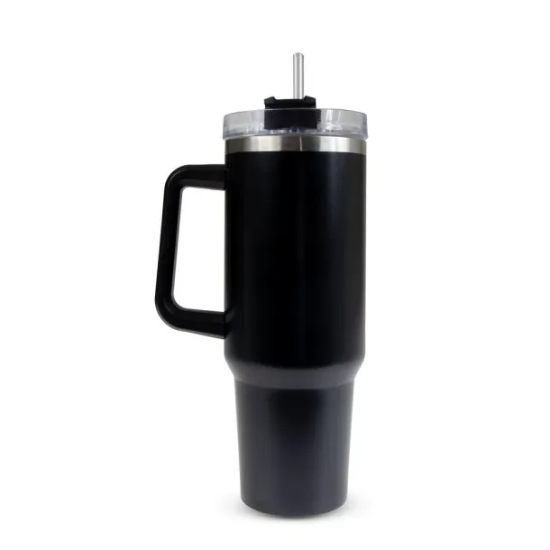 Stasimus Thermo mug 1200 ml with ergonomic handle Crna