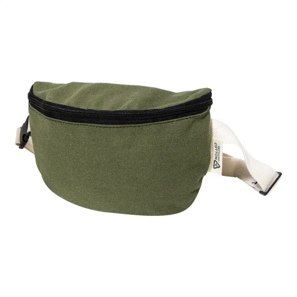 Rekan Hip recycled canvas waist bag Green