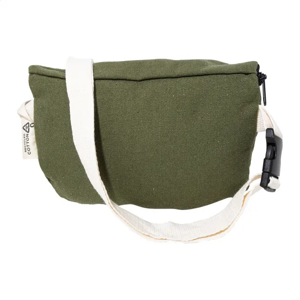 Rekan Hip recycled canvas waist bag Green