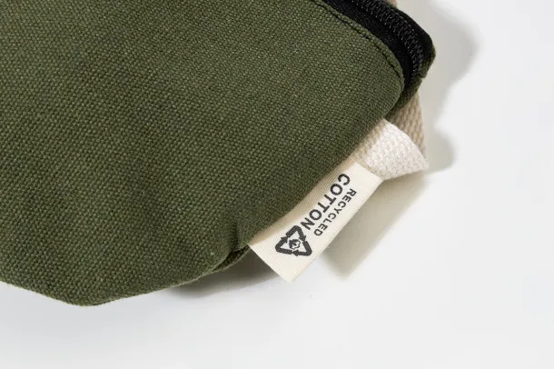 Rekan Hip recycled canvas waist bag Green