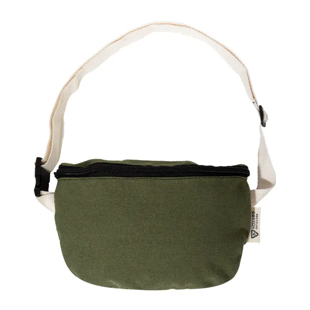 Rekan Hip recycled canvas waist bag Green