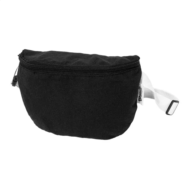 Rekan Hip recycled canvas waist bag Black