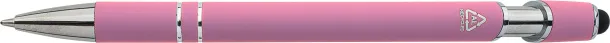  Recycled aluminium ballpen Primo pink