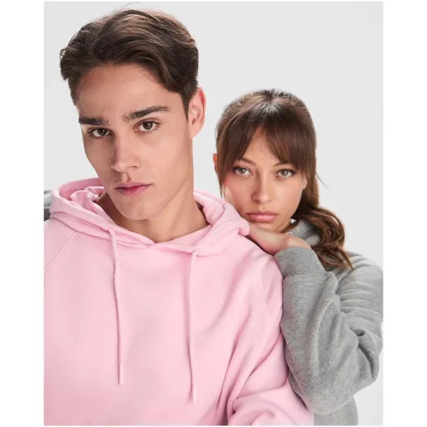 Vinson unisex hoodie od organskog pamuka, 300 g/m² - Roly Svijetlo ružičasta