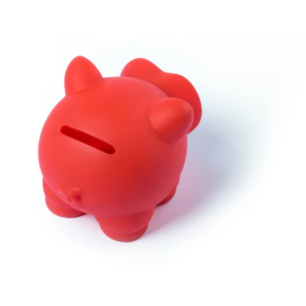  Piggy bank red