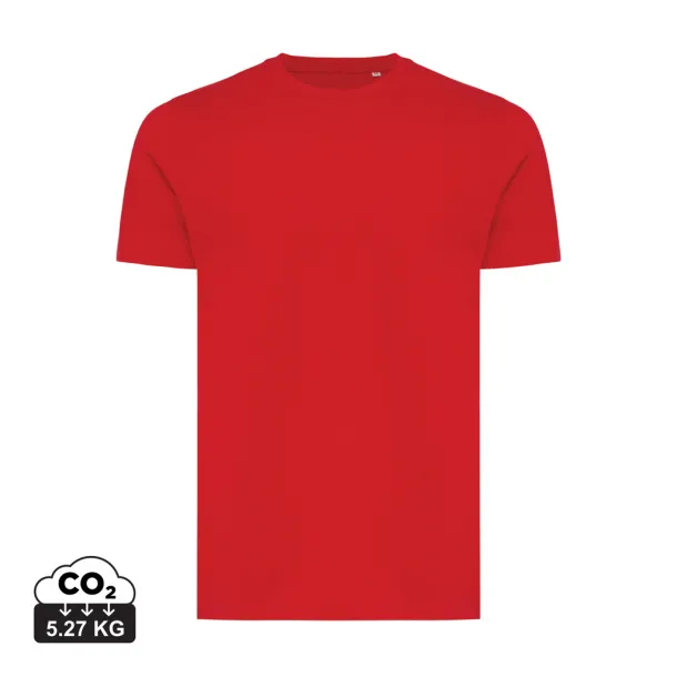  Iqoniq Bryce recycled cotton unisex t-shirt - iqoniq Crvena