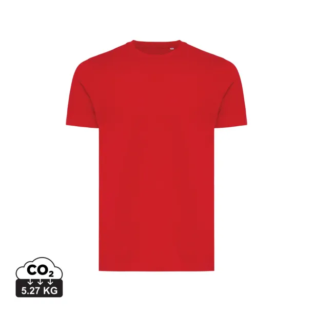  Iqoniq Bryce recycled cotton unisex t-shirt - iqoniq Crvena