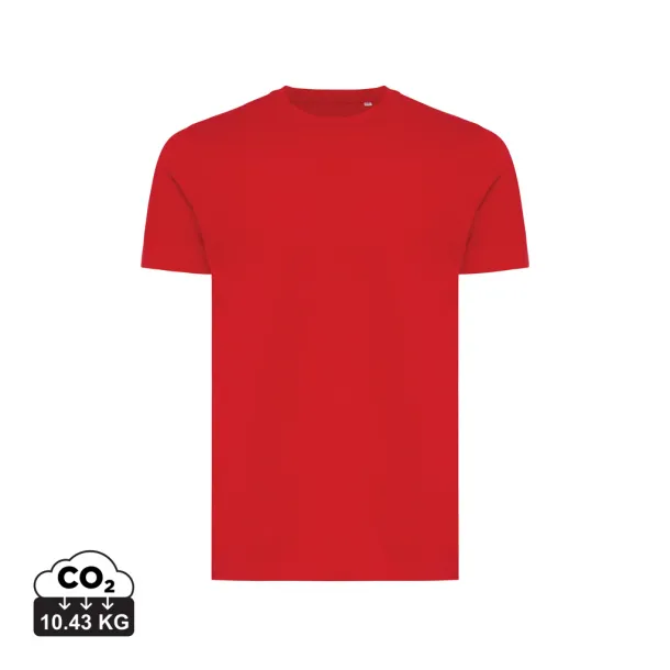  Iqoniq Bryce recycled cotton unisex t-shirt - iqoniq Crvena