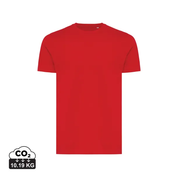  Iqoniq Bryce recycled cotton unisex t-shirt - iqoniq Crvena