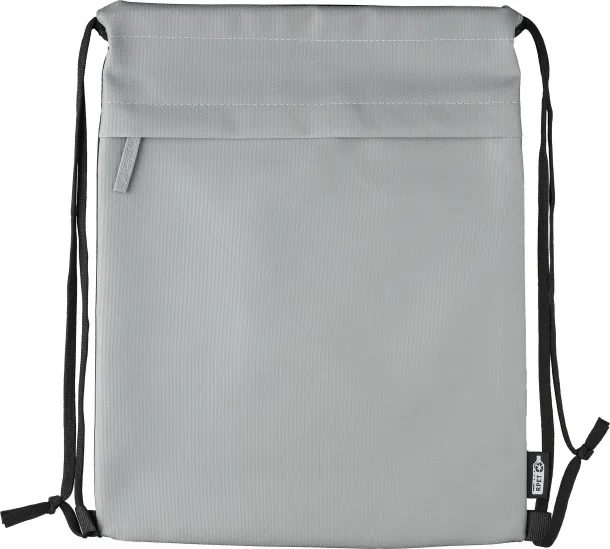  rPET polyester (600D) drawstring backpack Auri grey