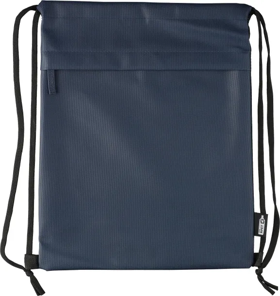  rPET polyester (600D) drawstring backpack Auri Plava