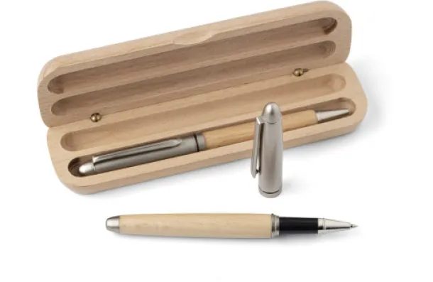 Oliviero Beechwood writing set