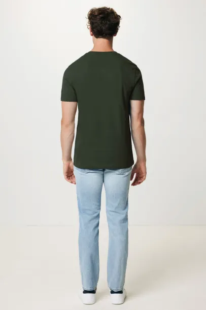  Iqoniq Bryce recycled cotton unisex t-shirt - iqoniq khaki