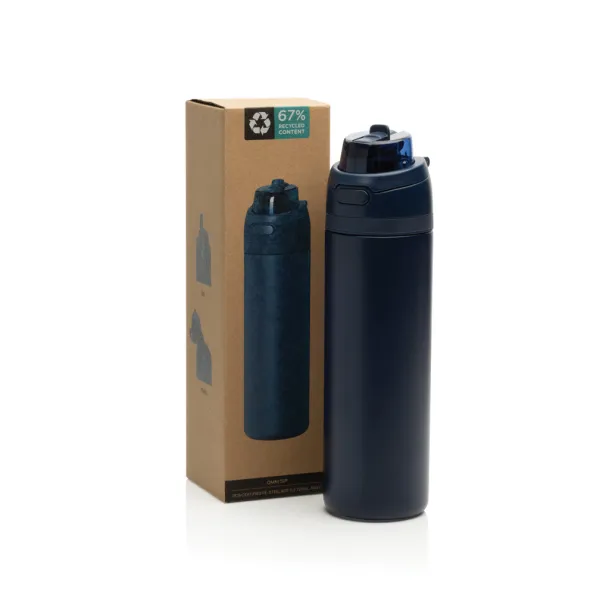 Omni Sip RCS certified re-steel lockable bottle 700ml - XD Collection navy