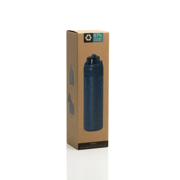 Omni Sip RCS certified re-steel lockable bottle 700ml - XD Collection navy