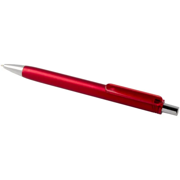 Feld RCS recycled ballpoint pen with metallic finish (black ink) Red