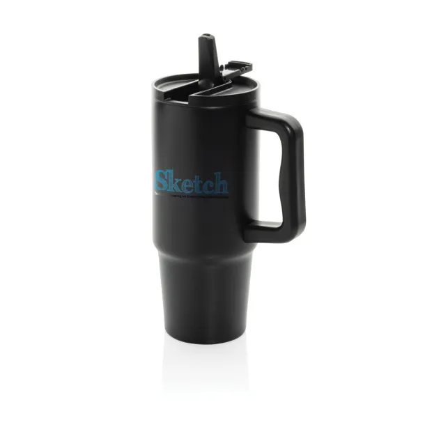  Embrace Leakproof RCS recycled stainless steel tumbler 900ml - XD Collection Black
