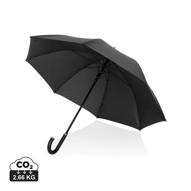  Swiss Peak Vero Aware™ RPET kišobran 25” s luksuznom drškom - Swiss Peak Crna