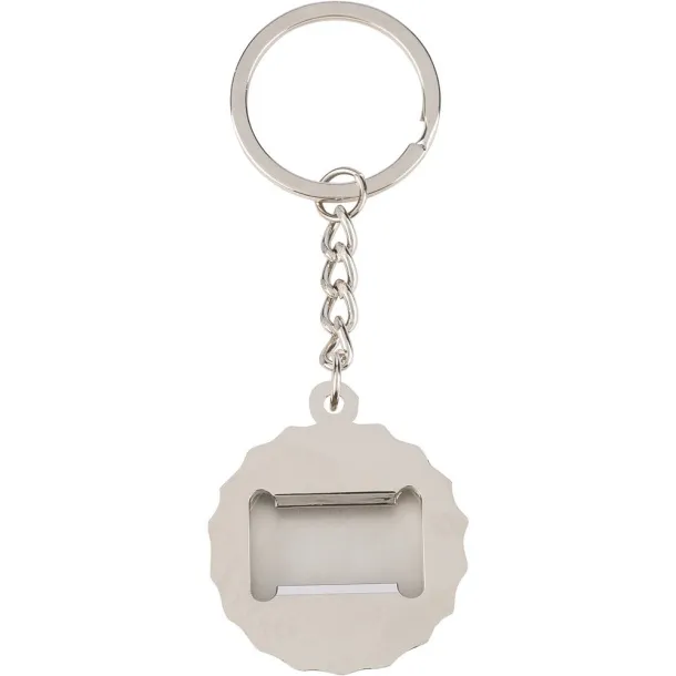  Keyring, bottle opener "bottle cap" brown
