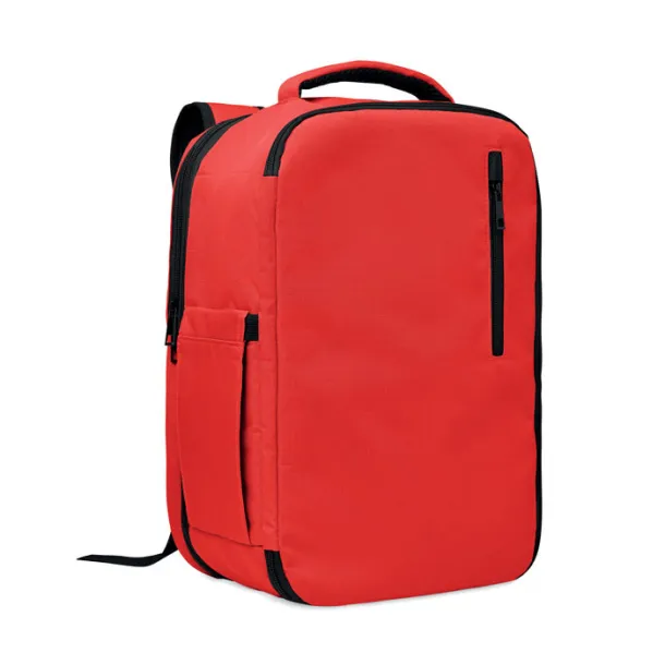 FLYSAFE kabinski ruksak za laptop, 15" Crvena