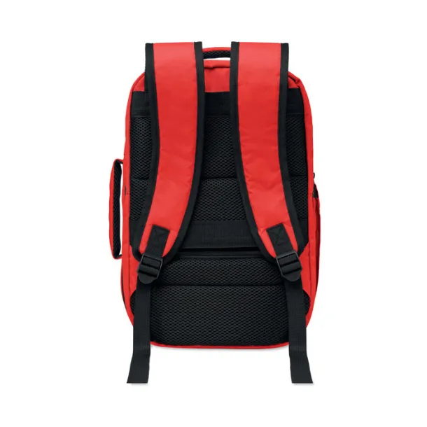 FLYSAFE kabinski ruksak za laptop, 15" Crvena
