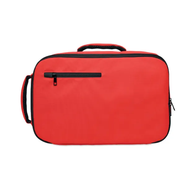 FLYSAFE kabinski ruksak za laptop, 15" Crvena