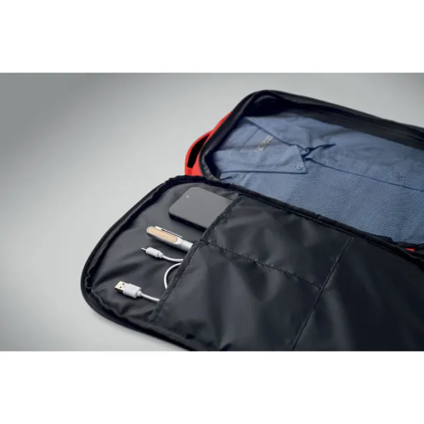 FLYSAFE kabinski ruksak za laptop, 15" Crvena