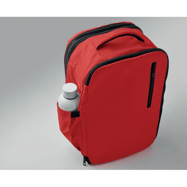 FLYSAFE kabinski ruksak za laptop, 15" Crvena