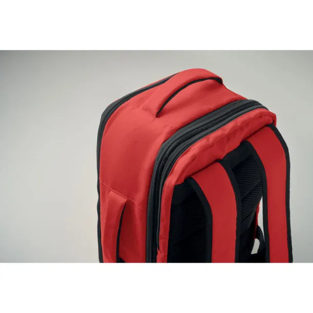 FLYSAFE kabinski ruksak za laptop, 15" Crvena