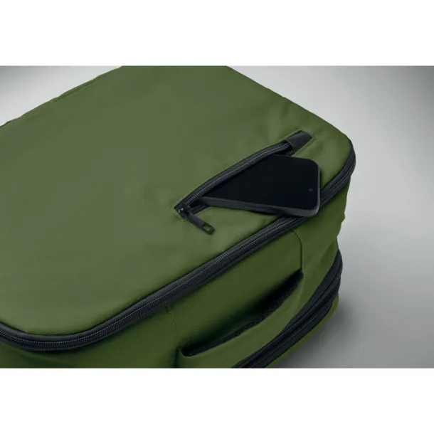 FLYSAFE kabinski ruksak za laptop, 15" Dark Green