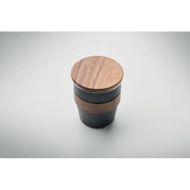 WALNUT Čaša s jednom stijenkom 350 ml Crna