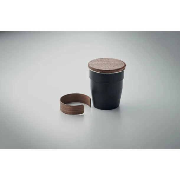 WALNUT Čaša s jednom stijenkom 350 ml Crna