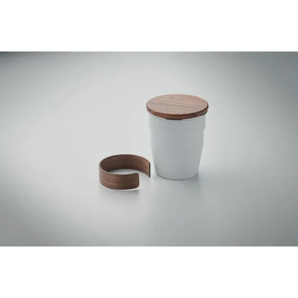 WALNUT Čaša s jednom stijenkom 350 ml Bijela