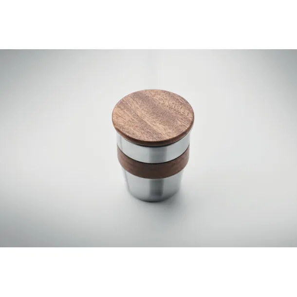 WALNUT Čaša s jednom stijenkom 350 ml Mat srebrna