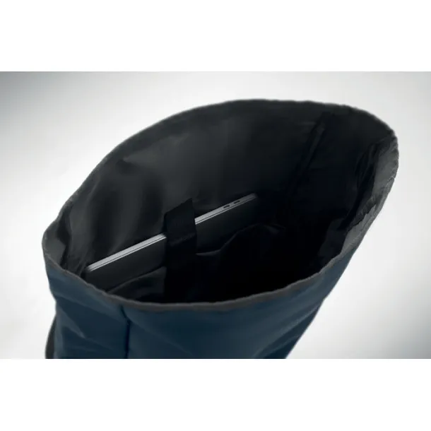 BANGKOK ROLL Roll-top ruksak za laptop od 600D materijala, 15" Plava