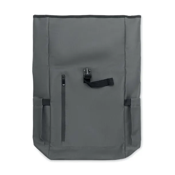BANGKOK ROLL Rolltop laptop rucksack 600D Stone Grey